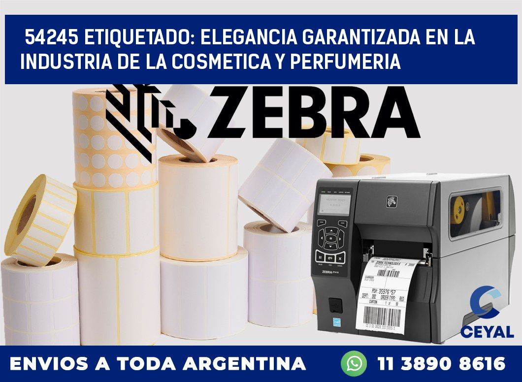 54245 ETIQUETADO: ELEGANCIA GARANTIZADA EN LA INDUSTRIA DE LA COSMETICA Y PERFUMERIA