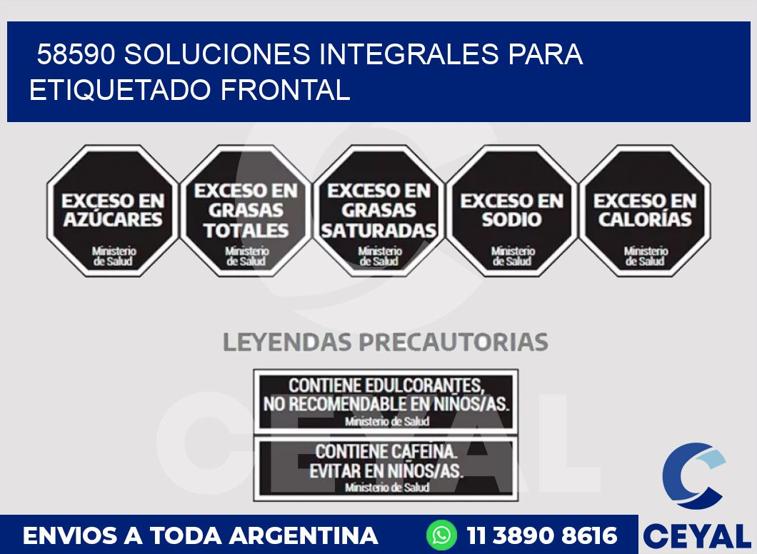 58590 SOLUCIONES INTEGRALES PARA ETIQUETADO FRONTAL