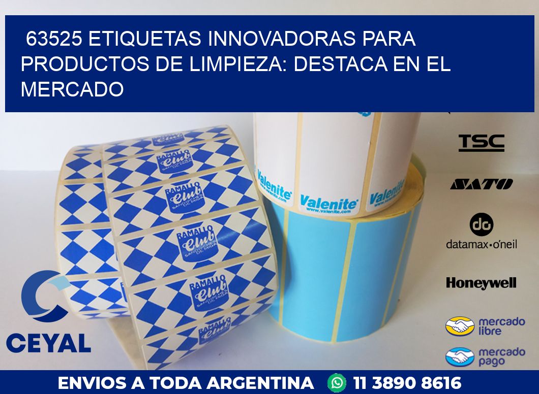 63525 ETIQUETAS INNOVADORAS PARA PRODUCTOS DE LIMPIEZA: DESTACA EN EL MERCADO