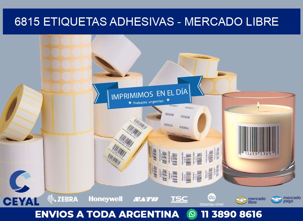 6815 ETIQUETAS ADHESIVAS – MERCADO LIBRE