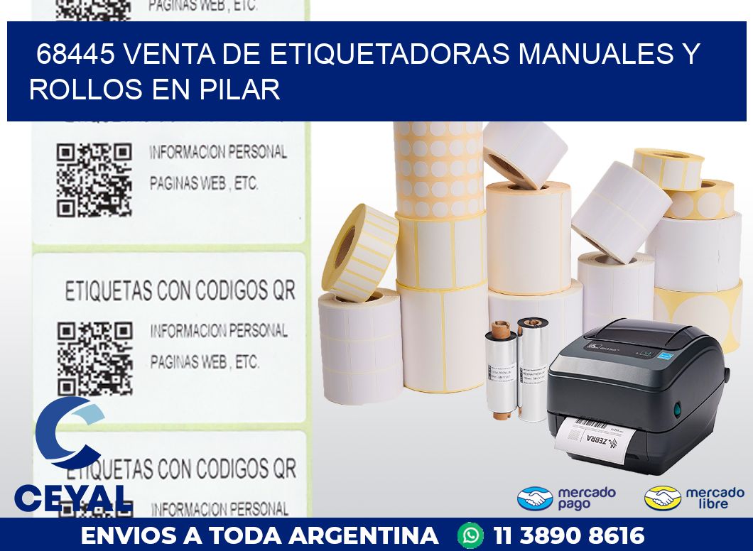 68445 VENTA DE ETIQUETADORAS MANUALES Y ROLLOS EN PILAR