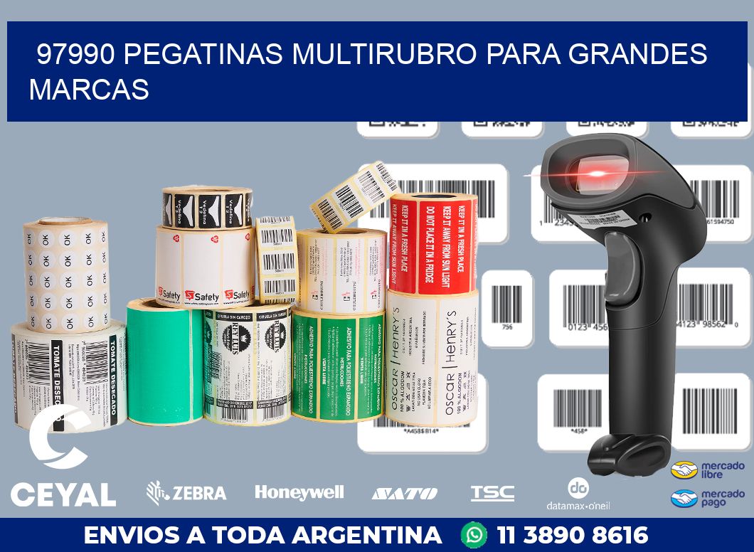 97990 PEGATINAS MULTIRUBRO PARA GRANDES MARCAS