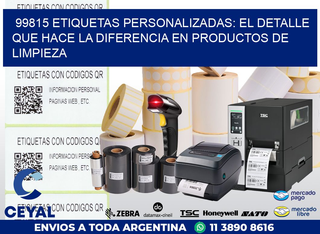99815 ETIQUETAS PERSONALIZADAS: EL DETALLE QUE HACE LA DIFERENCIA EN PRODUCTOS DE LIMPIEZA