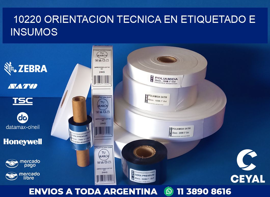 10220 ORIENTACION TECNICA EN ETIQUETADO E INSUMOS