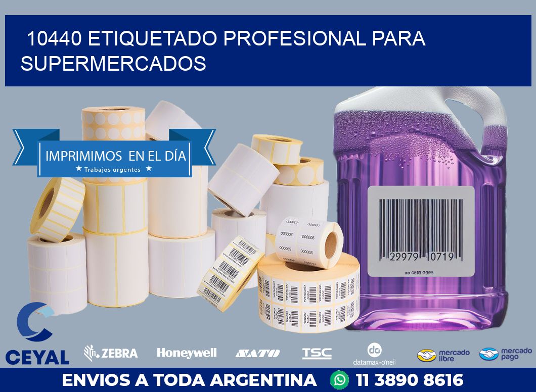 10440 ETIQUETADO PROFESIONAL PARA SUPERMERCADOS