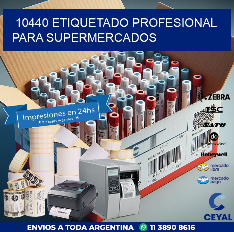 10440 ETIQUETADO PROFESIONAL PARA SUPERMERCADOS