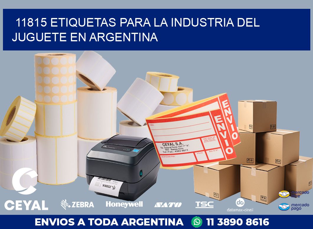 11815 ETIQUETAS PARA LA INDUSTRIA DEL JUGUETE EN ARGENTINA