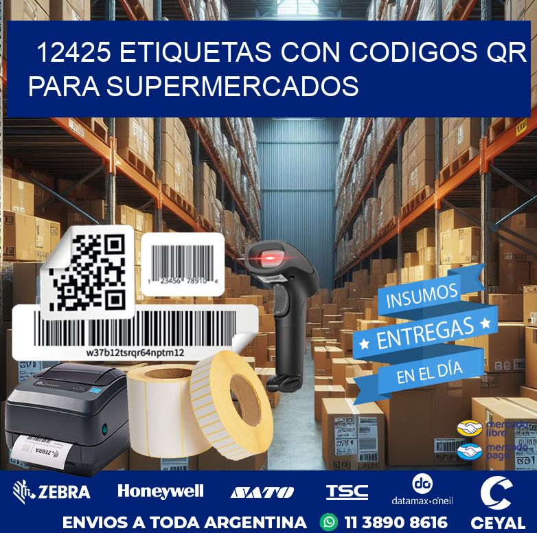 12425 ETIQUETAS CON CODIGOS QR PARA SUPERMERCADOS