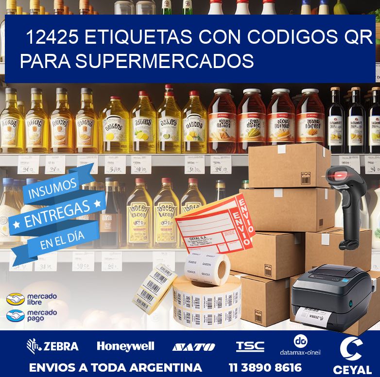 12425 ETIQUETAS CON CODIGOS QR PARA SUPERMERCADOS
