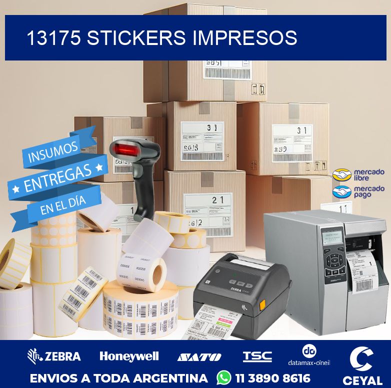 13175 STICKERS IMPRESOS
