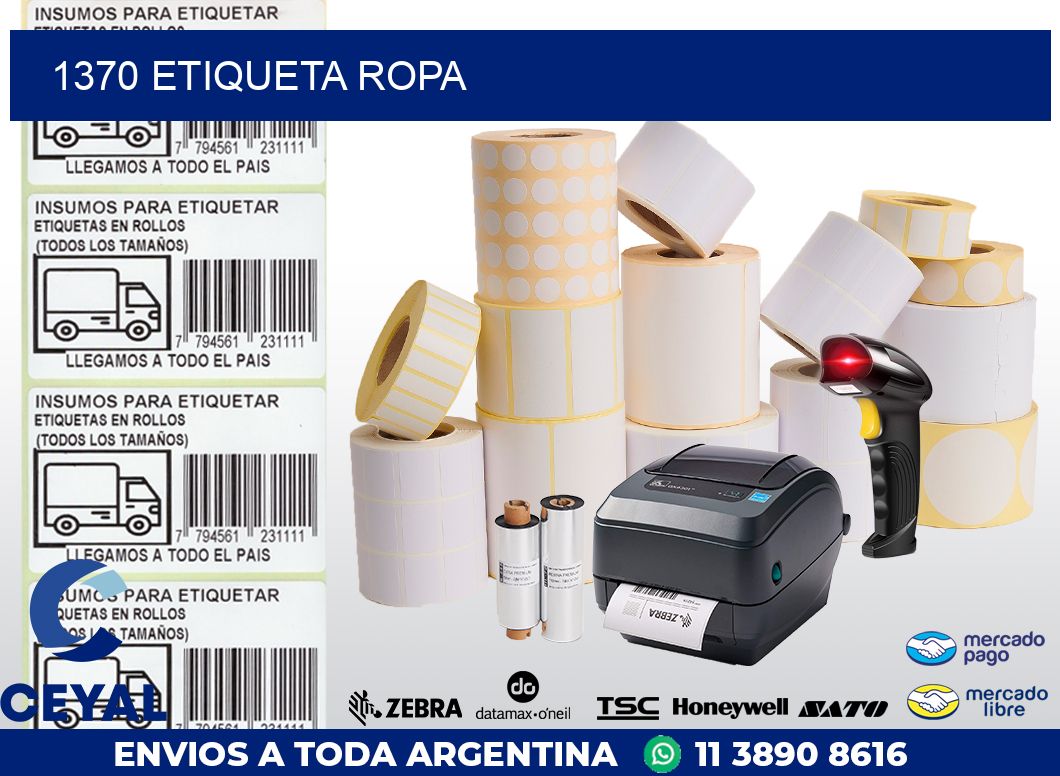 1370 ETIQUETA ROPA