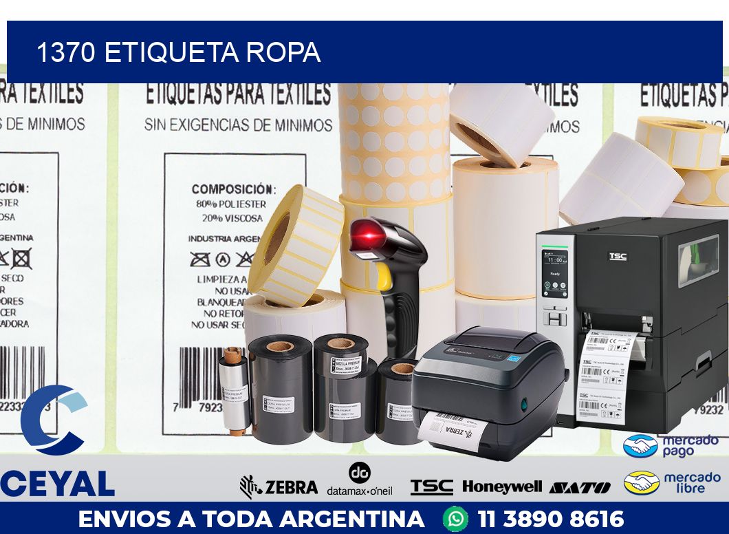 1370 ETIQUETA ROPA