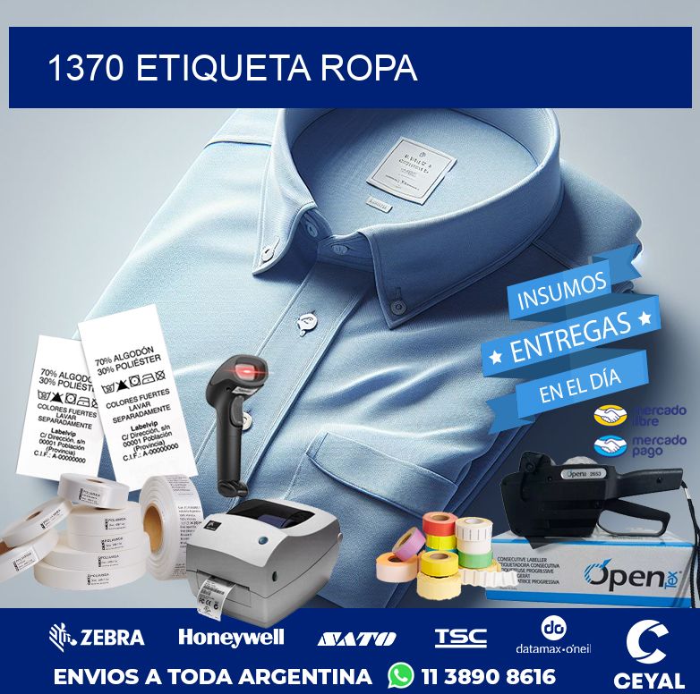 1370 ETIQUETA ROPA