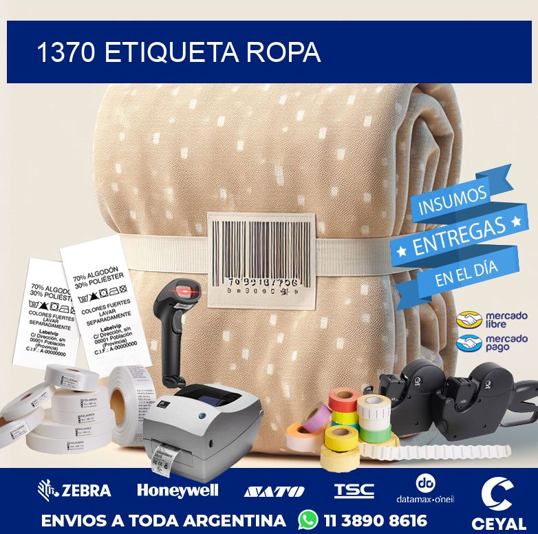 1370 ETIQUETA ROPA