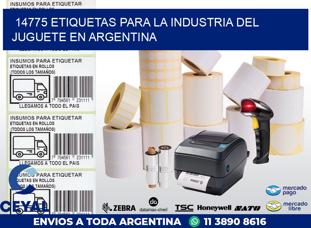 14775 ETIQUETAS PARA LA INDUSTRIA DEL JUGUETE EN ARGENTINA