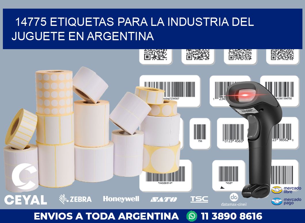 14775 ETIQUETAS PARA LA INDUSTRIA DEL JUGUETE EN ARGENTINA