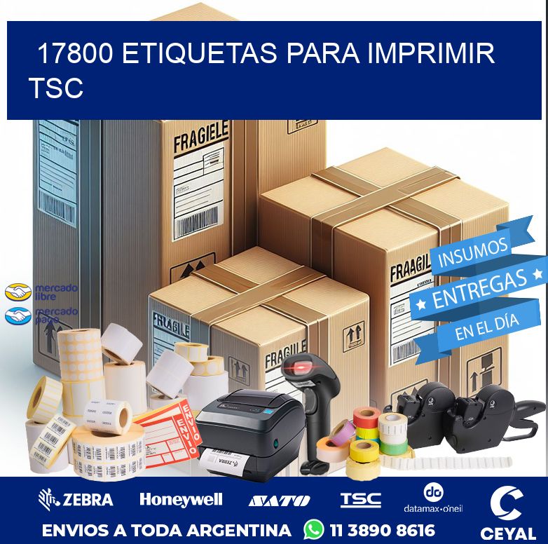 17800 ETIQUETAS PARA IMPRIMIR TSC