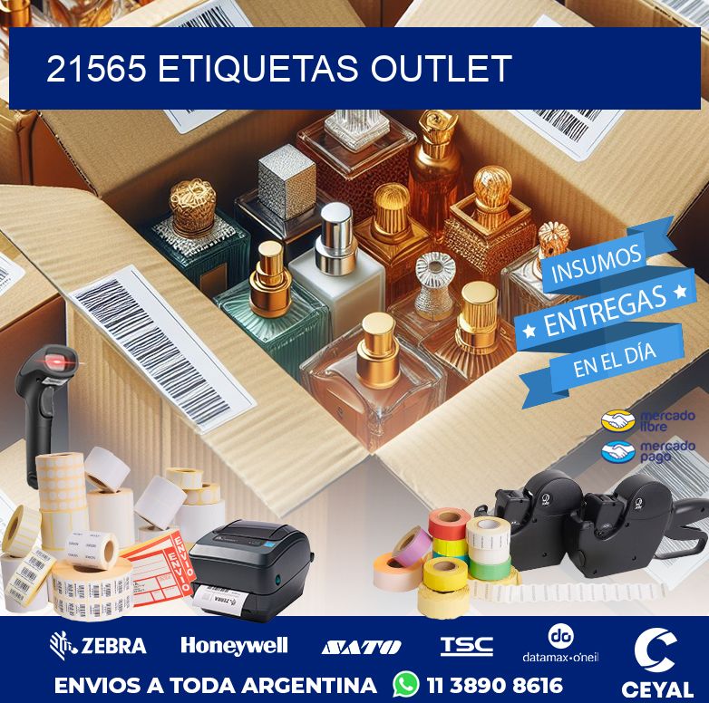 21565 ETIQUETAS OUTLET