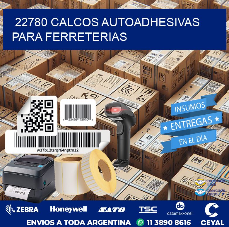 22780 CALCOS AUTOADHESIVAS PARA FERRETERIAS