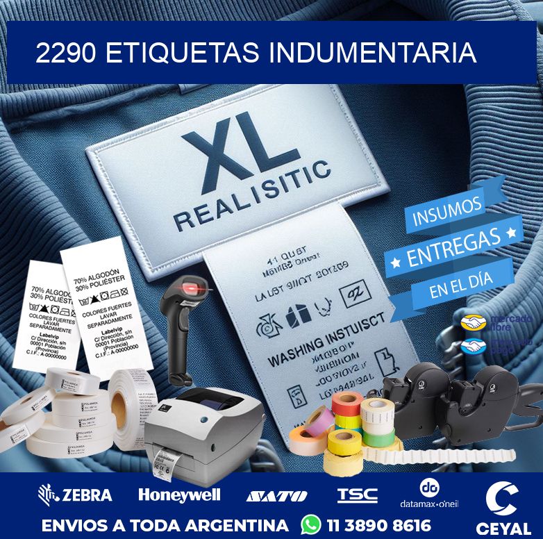 2290 ETIQUETAS INDUMENTARIA