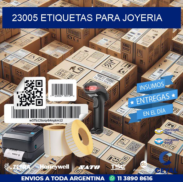 23005 ETIQUETAS PARA JOYERIA