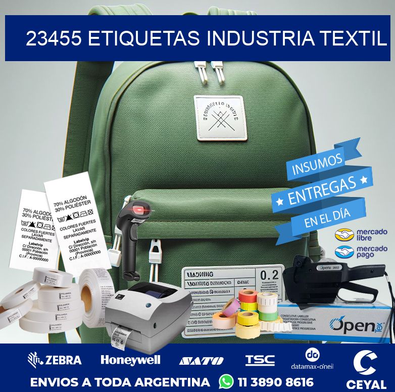 23455 ETIQUETAS INDUSTRIA TEXTIL