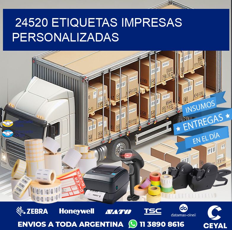 24520 ETIQUETAS IMPRESAS PERSONALIZADAS