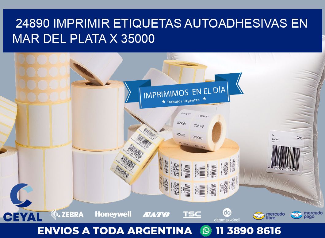 24890 IMPRIMIR ETIQUETAS AUTOADHESIVAS EN MAR DEL PLATA X 35000