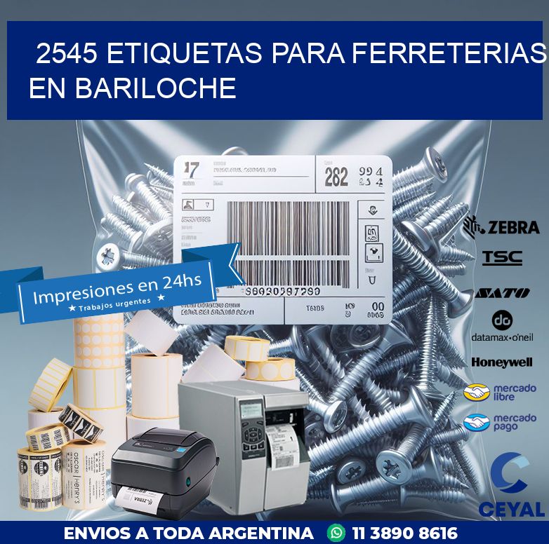 2545 ETIQUETAS PARA FERRETERIAS EN BARILOCHE
