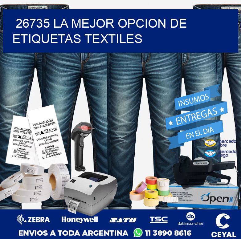 26735 LA MEJOR OPCION DE ETIQUETAS TEXTILES