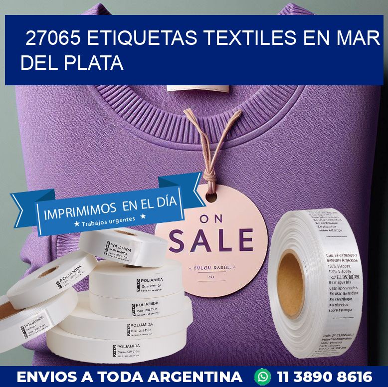 27065 ETIQUETAS TEXTILES EN MAR DEL PLATA