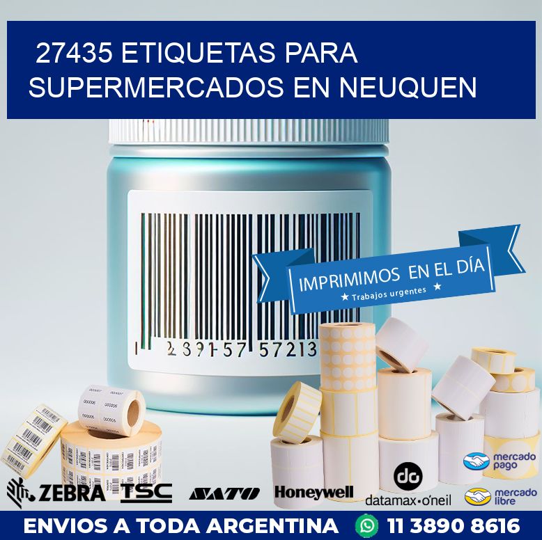 27435 ETIQUETAS PARA SUPERMERCADOS EN NEUQUEN