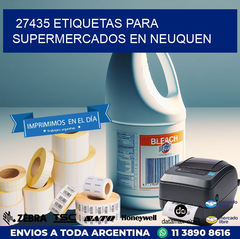 27435 ETIQUETAS PARA SUPERMERCADOS EN NEUQUEN