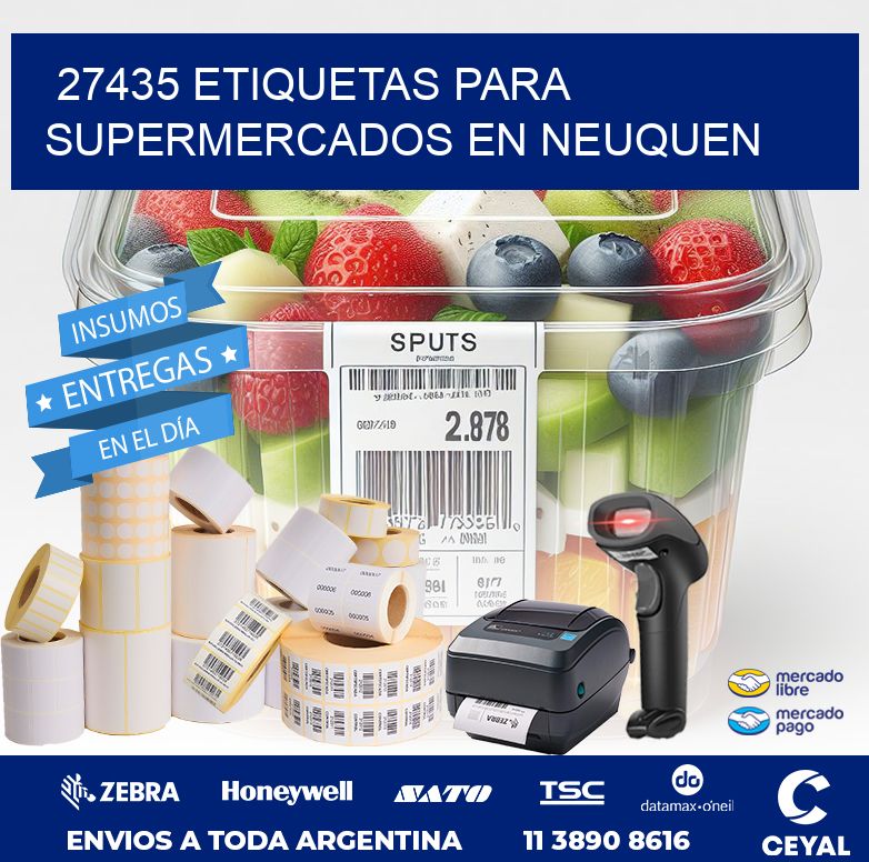 27435 ETIQUETAS PARA SUPERMERCADOS EN NEUQUEN