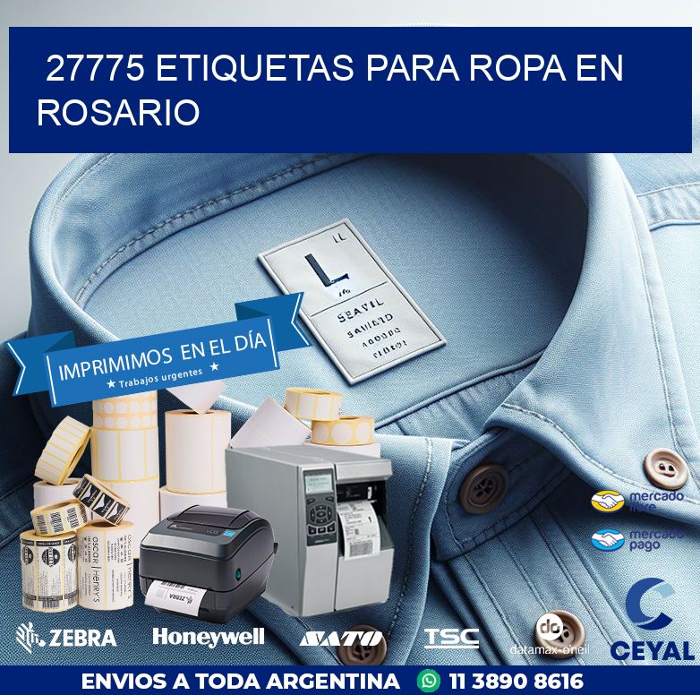 27775 ETIQUETAS PARA ROPA EN ROSARIO