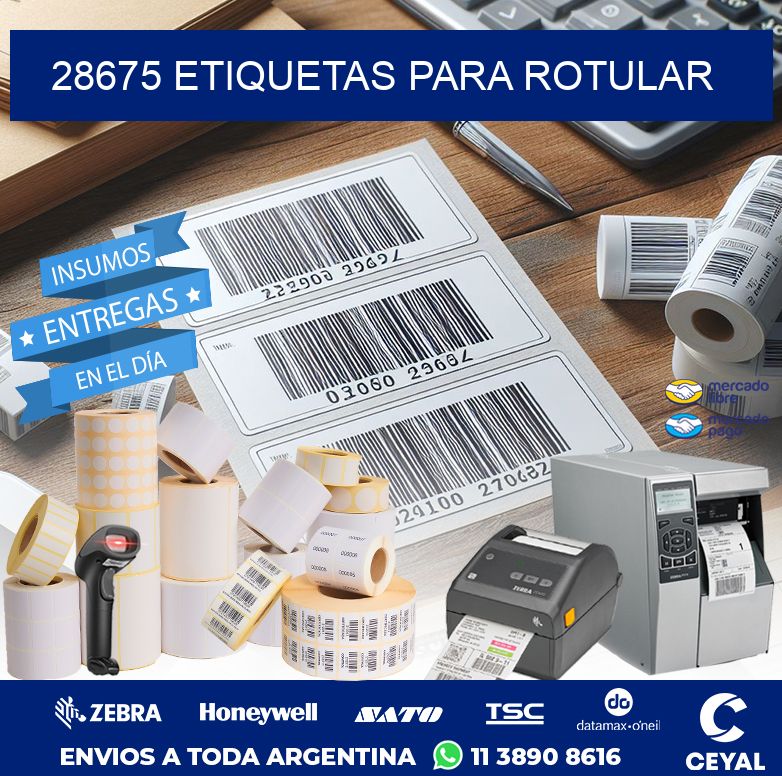 28675 ETIQUETAS PARA ROTULAR