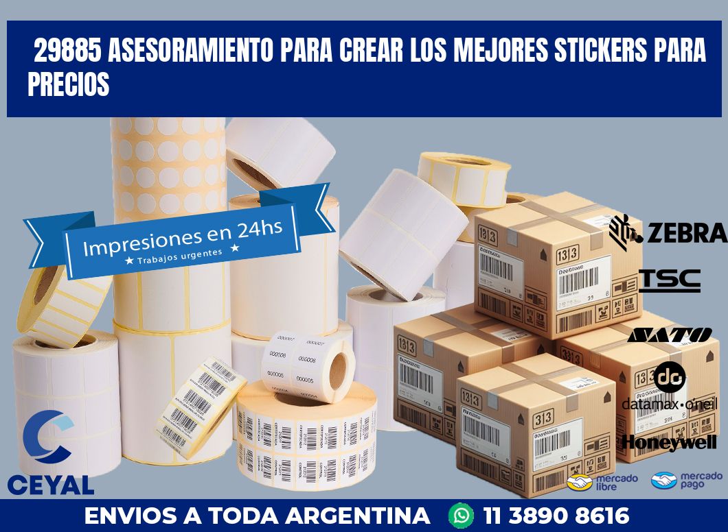 29885 ASESORAMIENTO PARA CREAR LOS MEJORES STICKERS PARA PRECIOS
