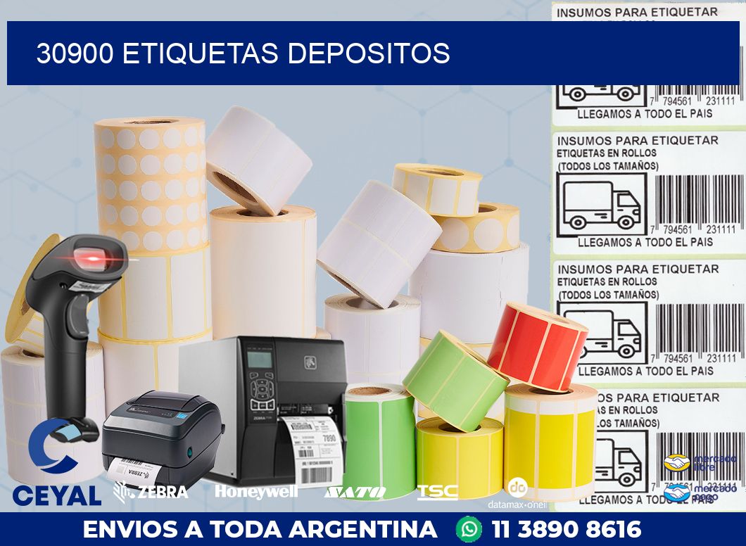 30900 ETIQUETAS DEPOSITOS