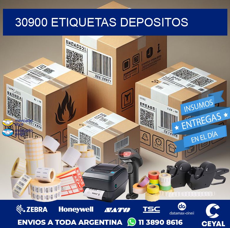 30900 ETIQUETAS DEPOSITOS