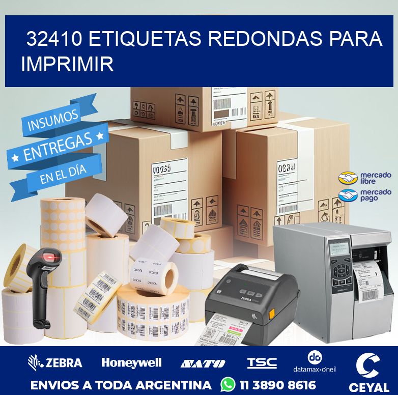 32410 ETIQUETAS REDONDAS PARA IMPRIMIR