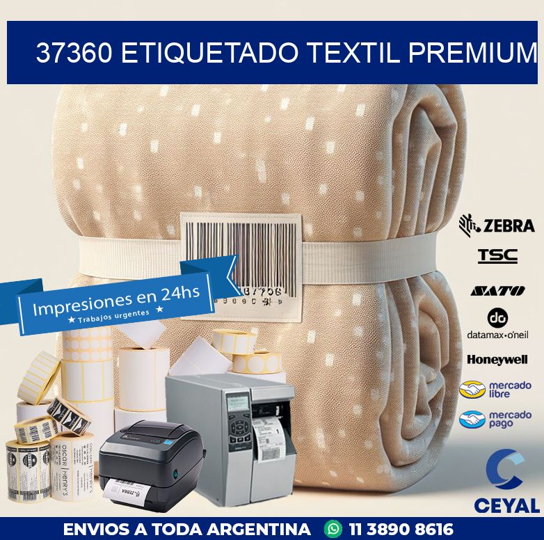 37360 ETIQUETADO TEXTIL PREMIUM