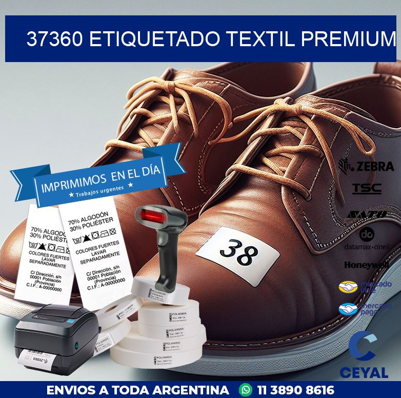 37360 ETIQUETADO TEXTIL PREMIUM
