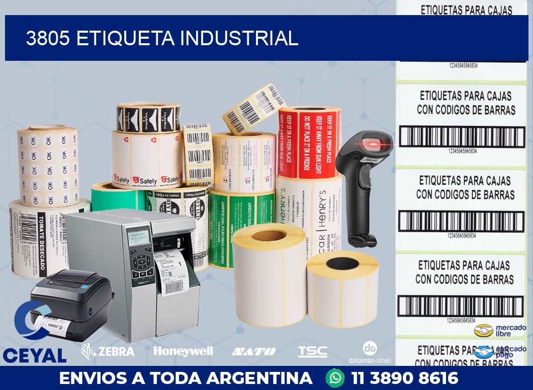 3805 ETIQUETA INDUSTRIAL