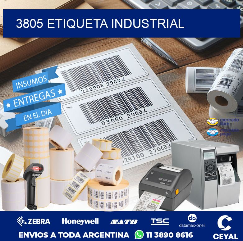 3805 ETIQUETA INDUSTRIAL