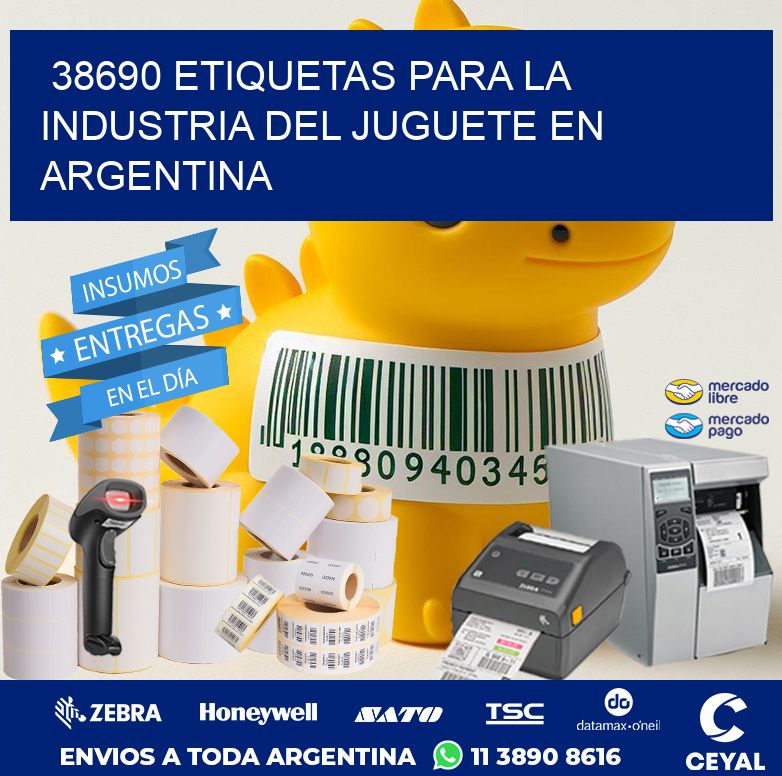 38690 ETIQUETAS PARA LA INDUSTRIA DEL JUGUETE EN ARGENTINA
