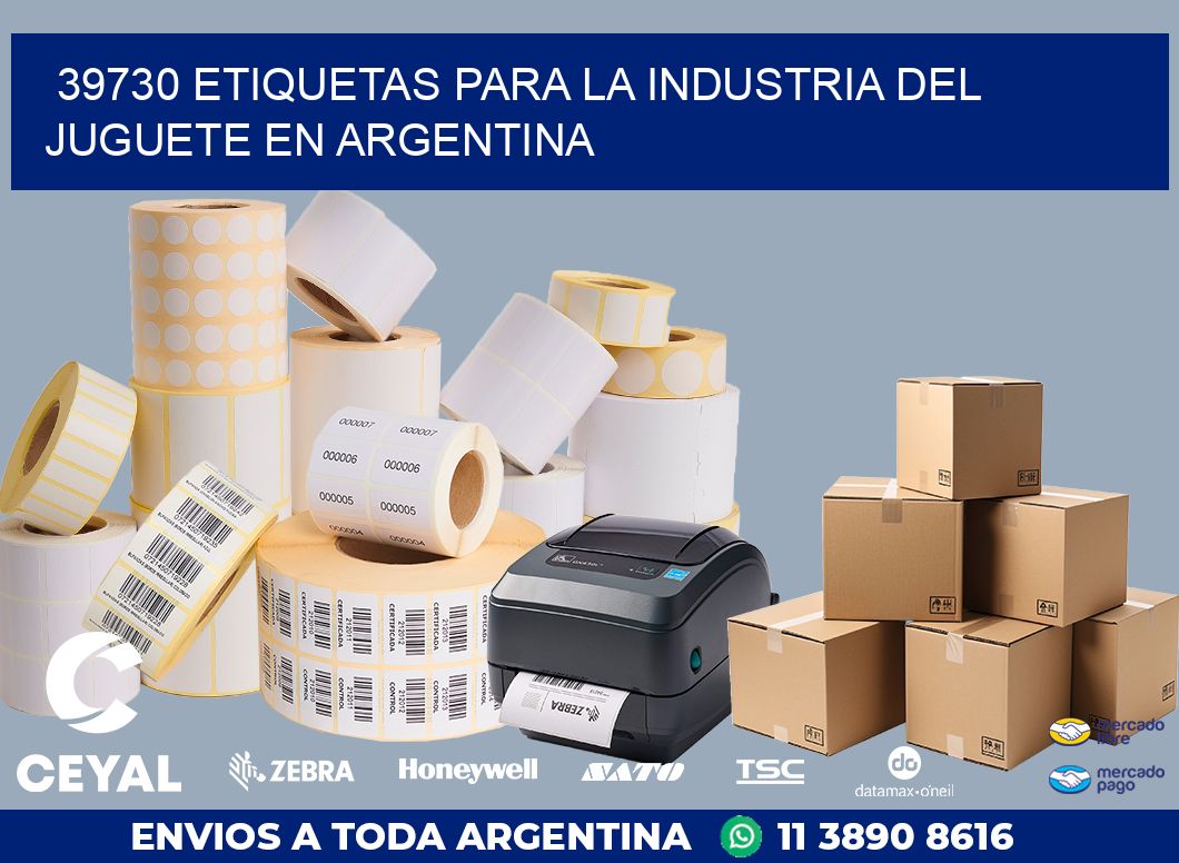 39730 ETIQUETAS PARA LA INDUSTRIA DEL JUGUETE EN ARGENTINA