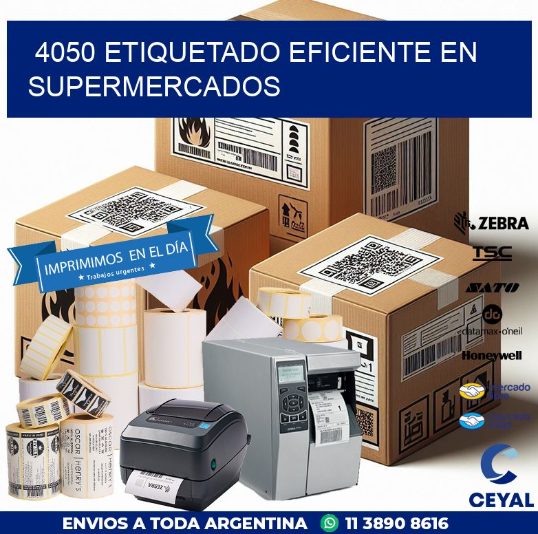 4050 ETIQUETADO EFICIENTE EN SUPERMERCADOS