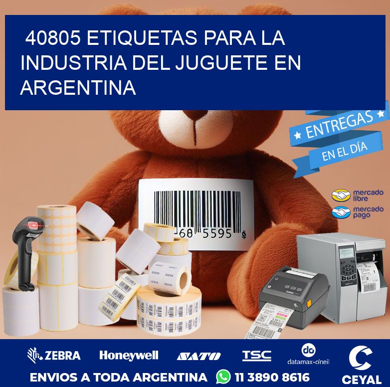 40805 ETIQUETAS PARA LA INDUSTRIA DEL JUGUETE EN ARGENTINA