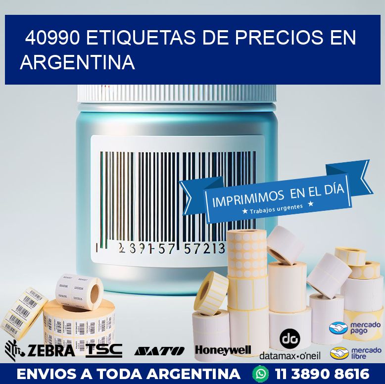 40990 ETIQUETAS DE PRECIOS EN ARGENTINA