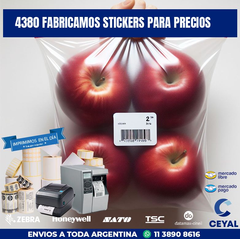 4380 FABRICAMOS STICKERS PARA PRECIOS